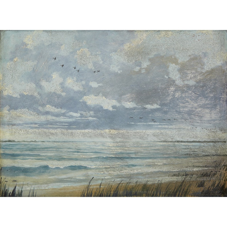 CLOUDY BEACH DAY by Eric Sloane