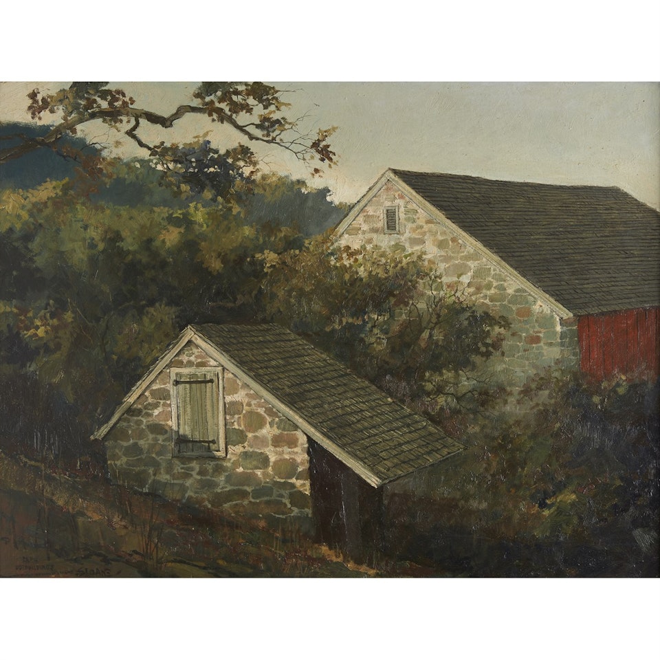 "FARM OUTBUILDINGS" by Eric Sloane