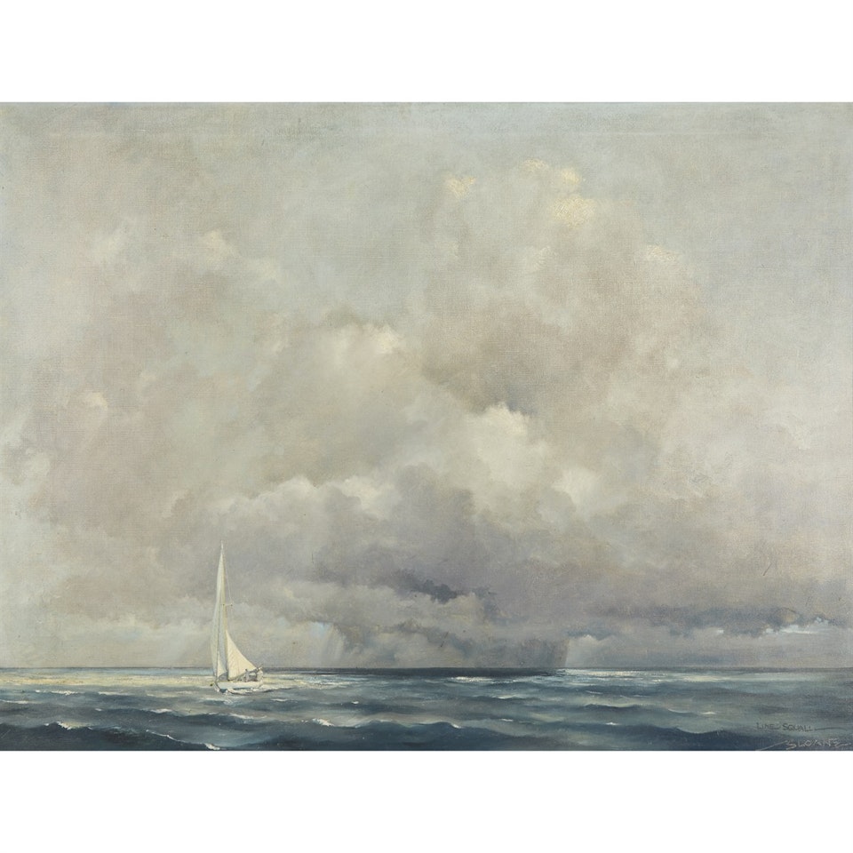 "LINE SQUALL" by Eric Sloane