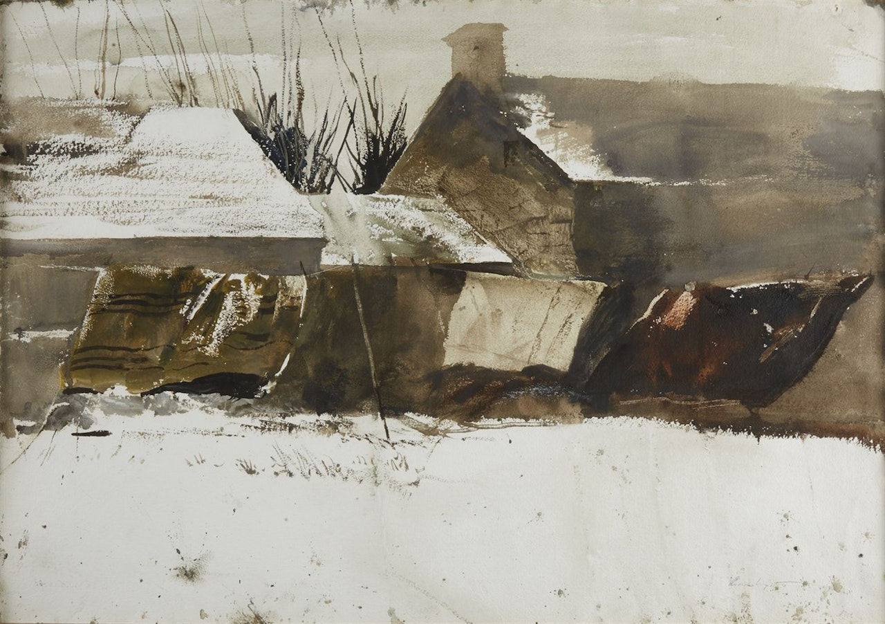 "FROZEN WASH" by Andrew Wyeth