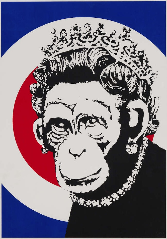 Monkey Queen by Banksy