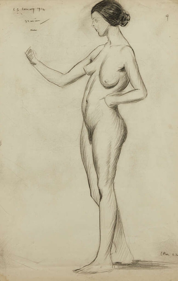 Female Nude by Laurence Stephen Lowry