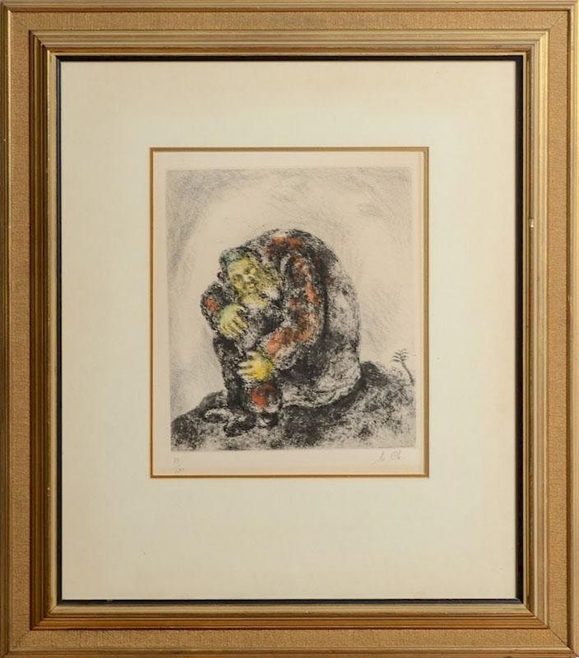 ELIJAH ON MOUNT CARMEL by Marc Chagall
