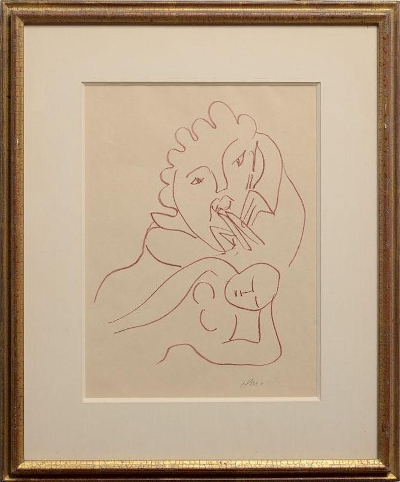 UNTITLED, FROM FLORILEGE OF RONSARD’S LOVES by Henri Matisse