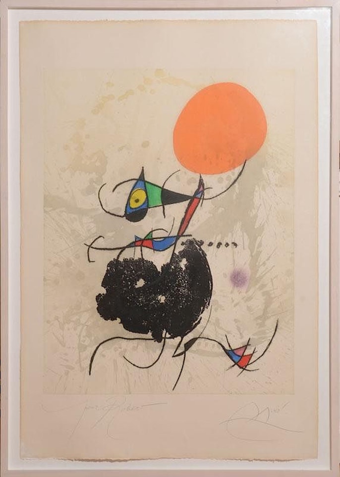 REACHED EARTH AND INTACT SUN by Joan Miró