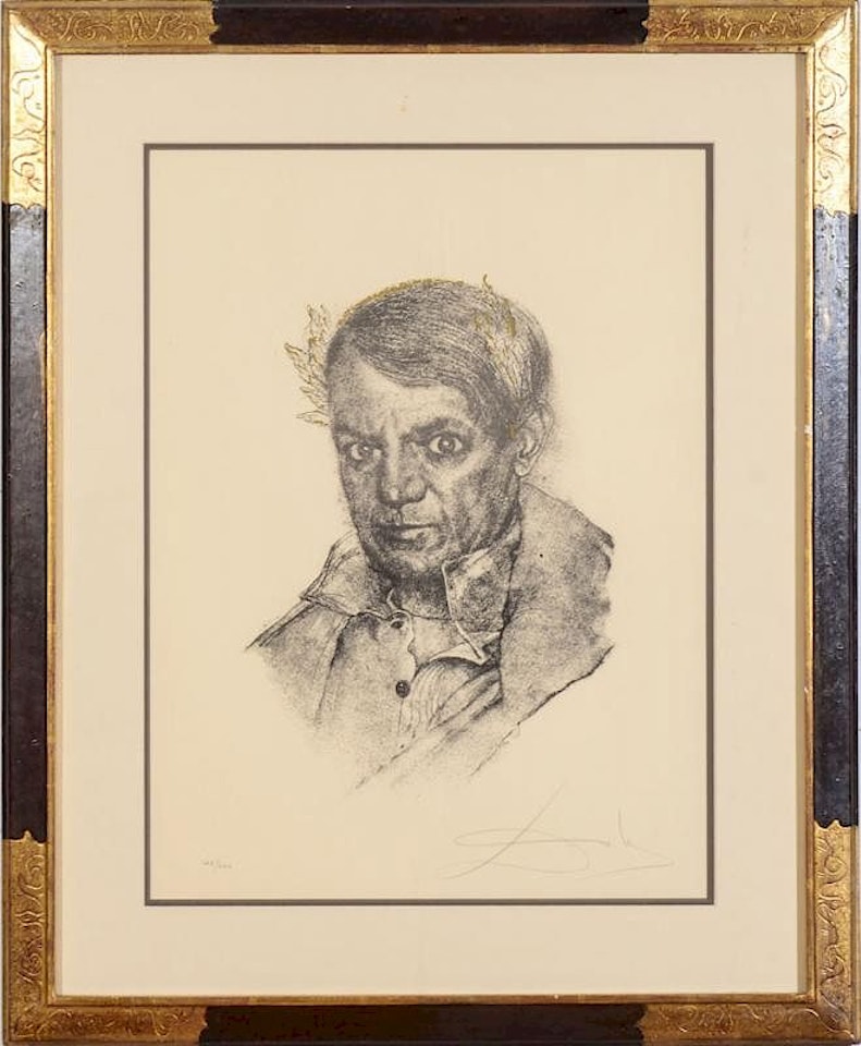PORTRAIT OF PABLO PICASSO by Salvador Dali