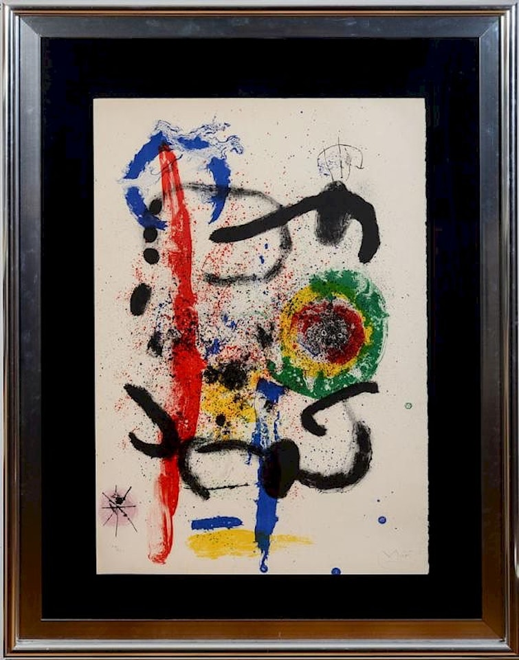 THE CASCADE (MOURLOT 391 by Joan Miró