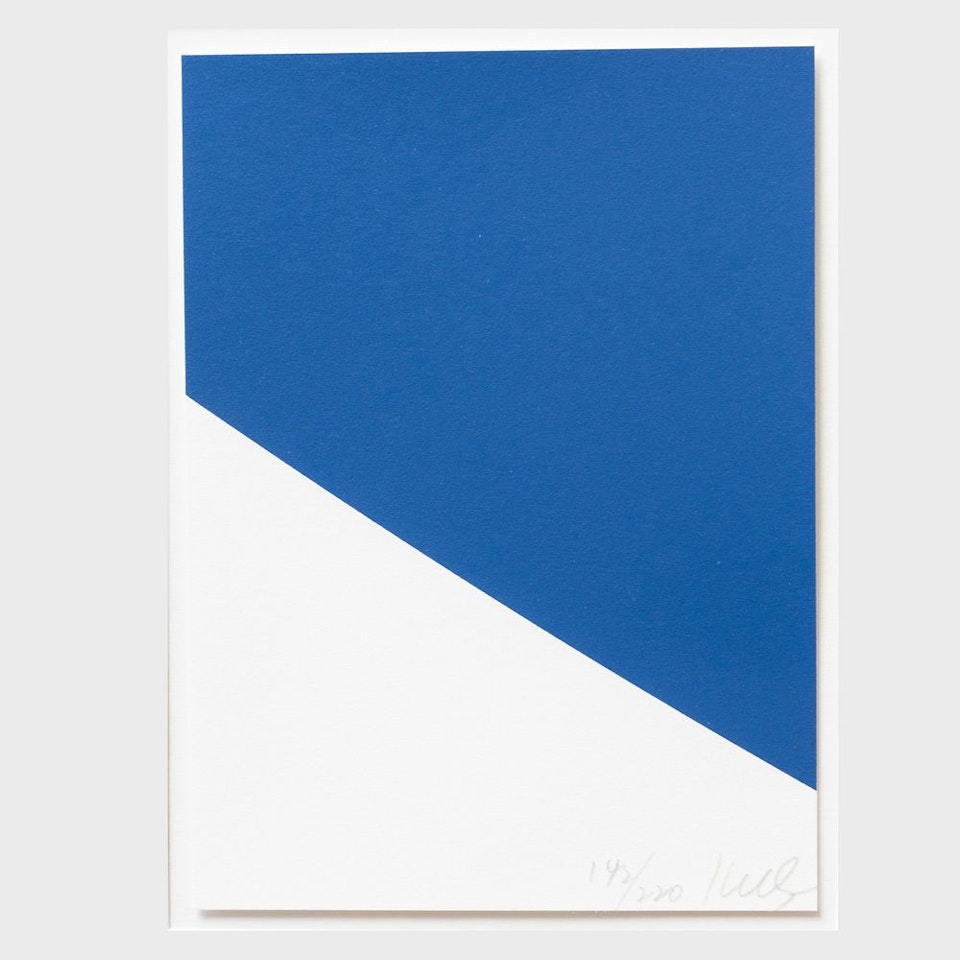 Blue Curve by Ellsworth Kelly