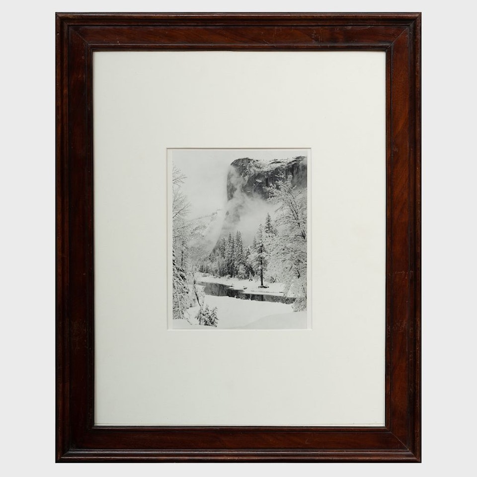  El Capitan, Winter, from Photographs of Yosemite by Ansel Adams