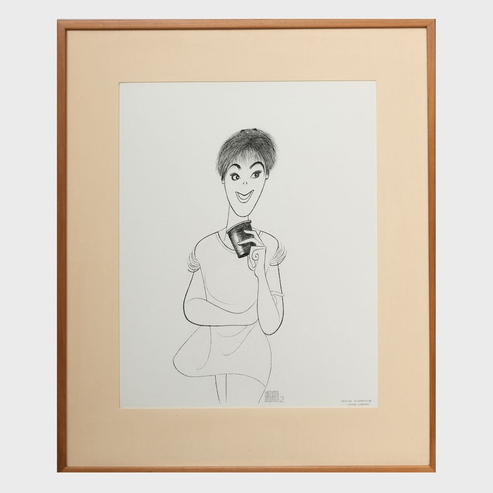 Patricia Richardson "Cruise Control" by Al Hirschfeld