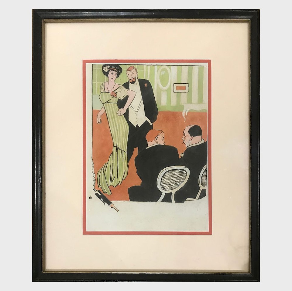 Scene Mondaine by Juan Gris
