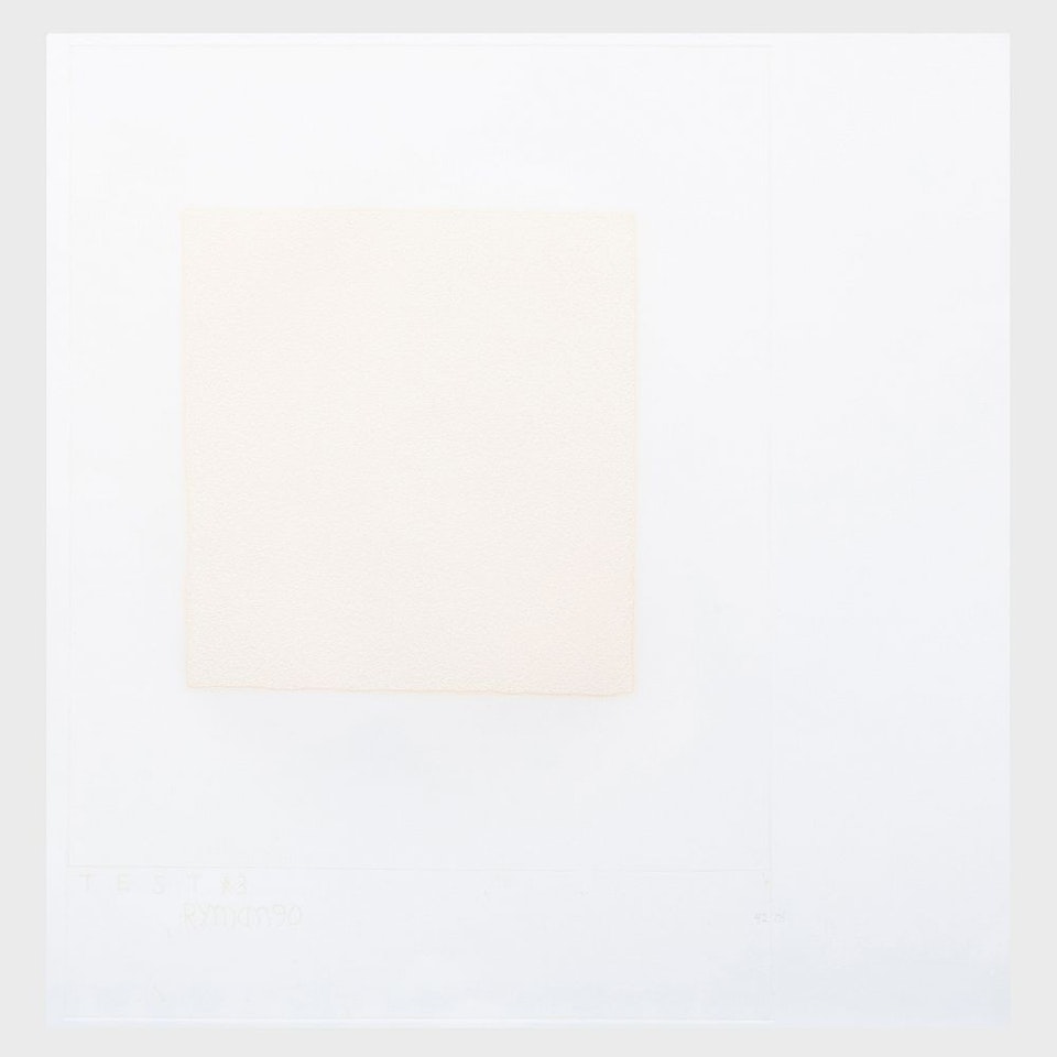 Test #3 by Robert Ryman
