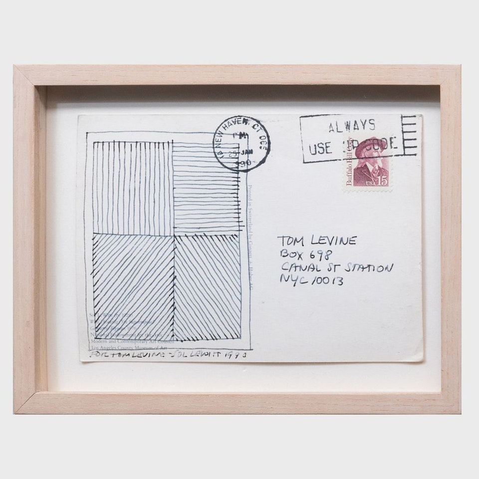 Postcard by Sol LeWitt