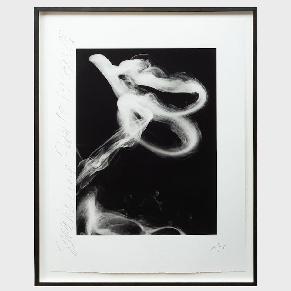 Smoke Rings Jan 18 1999 by Donald Sultan
