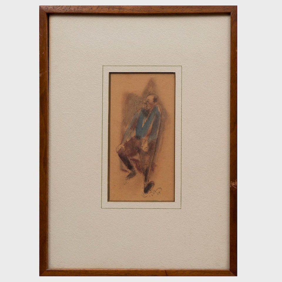 Seated Figure by Mark Tobey