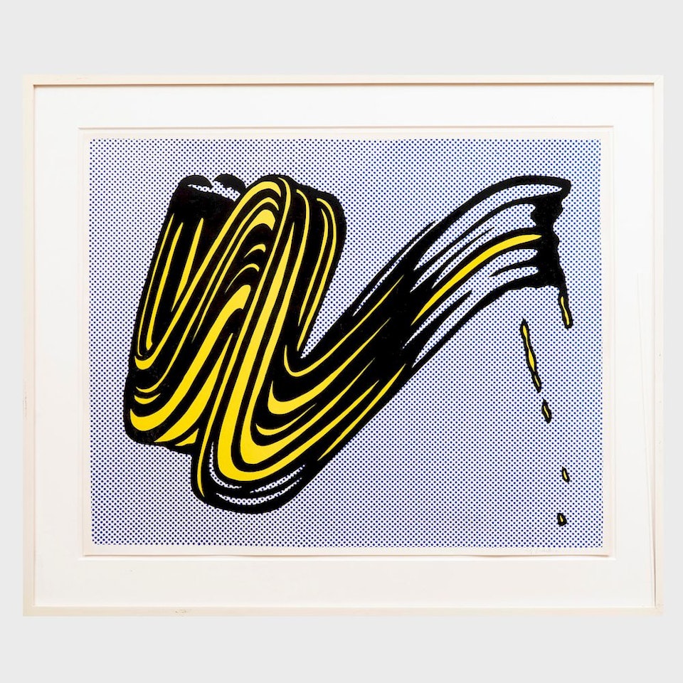 Brushstroke by Roy Lichtenstein