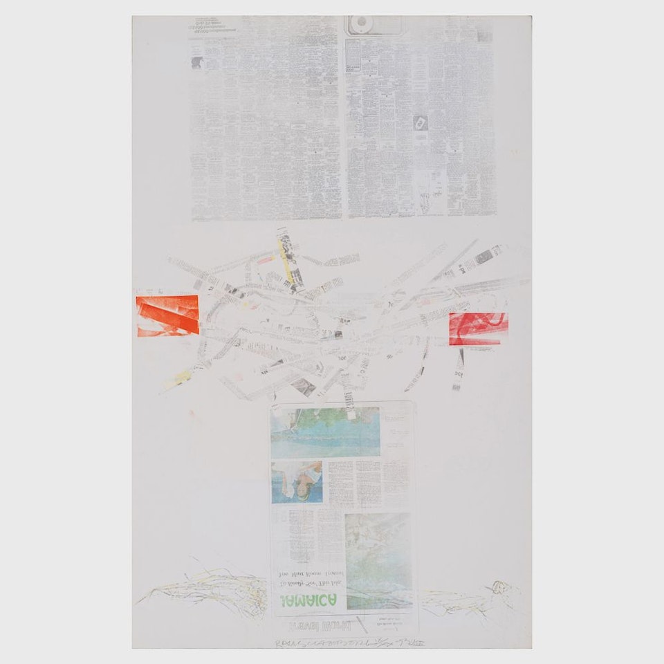 Cactus, from Crops by Robert Rauschenberg