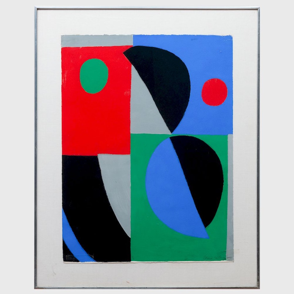 Untitled, from Poésie de mots, poésie de couleurs by Sonia Delaunay