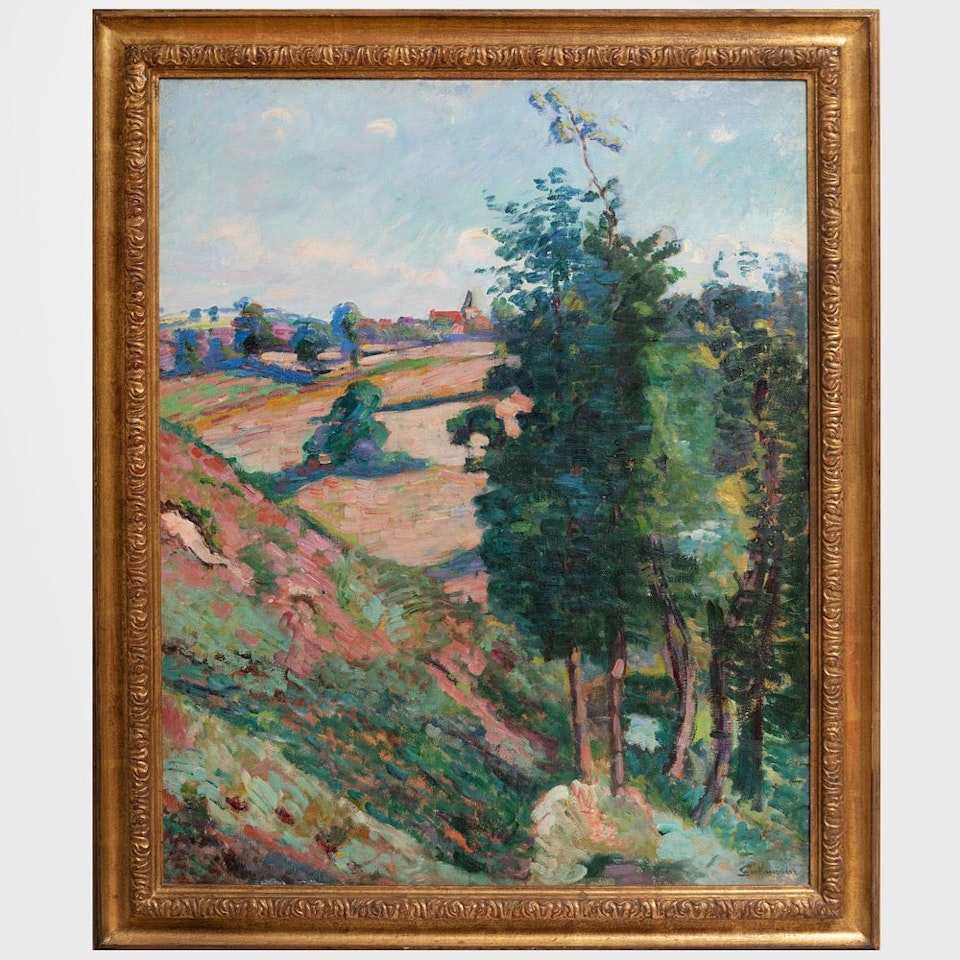The village of Crozant by Armand Guillaumin