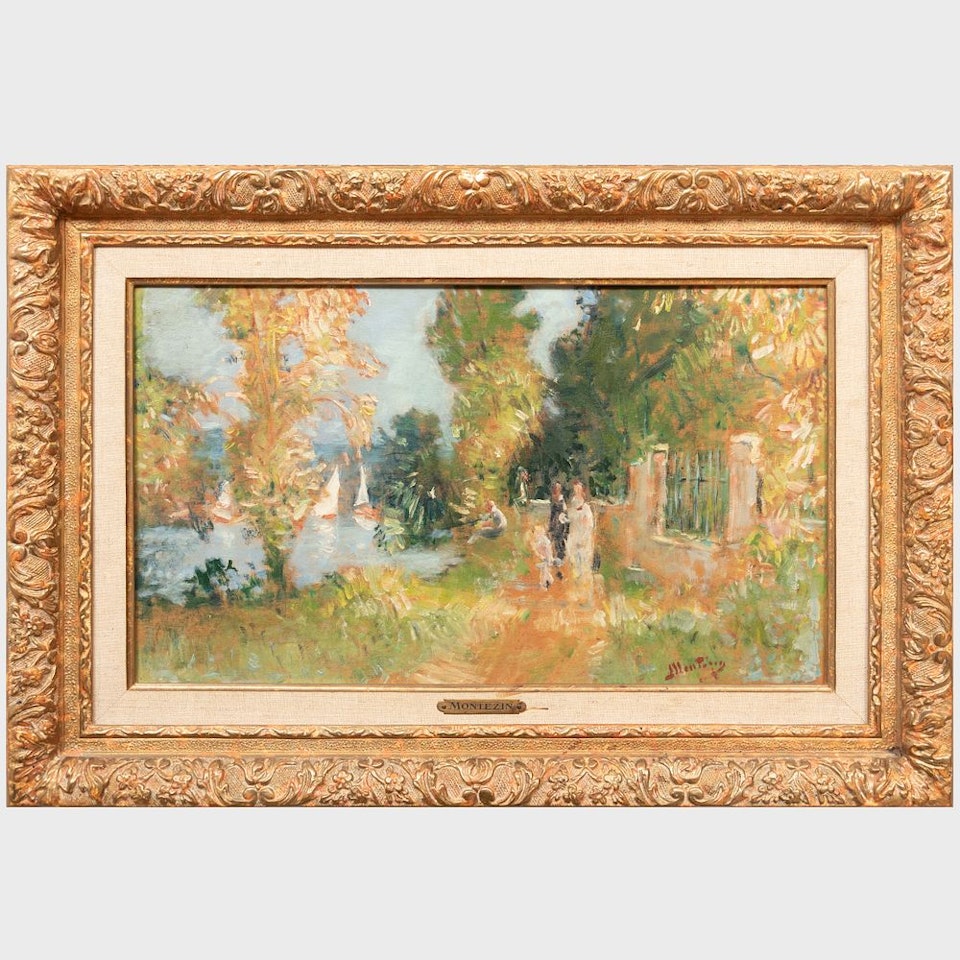 In the park by Pierre Eugène Montezin