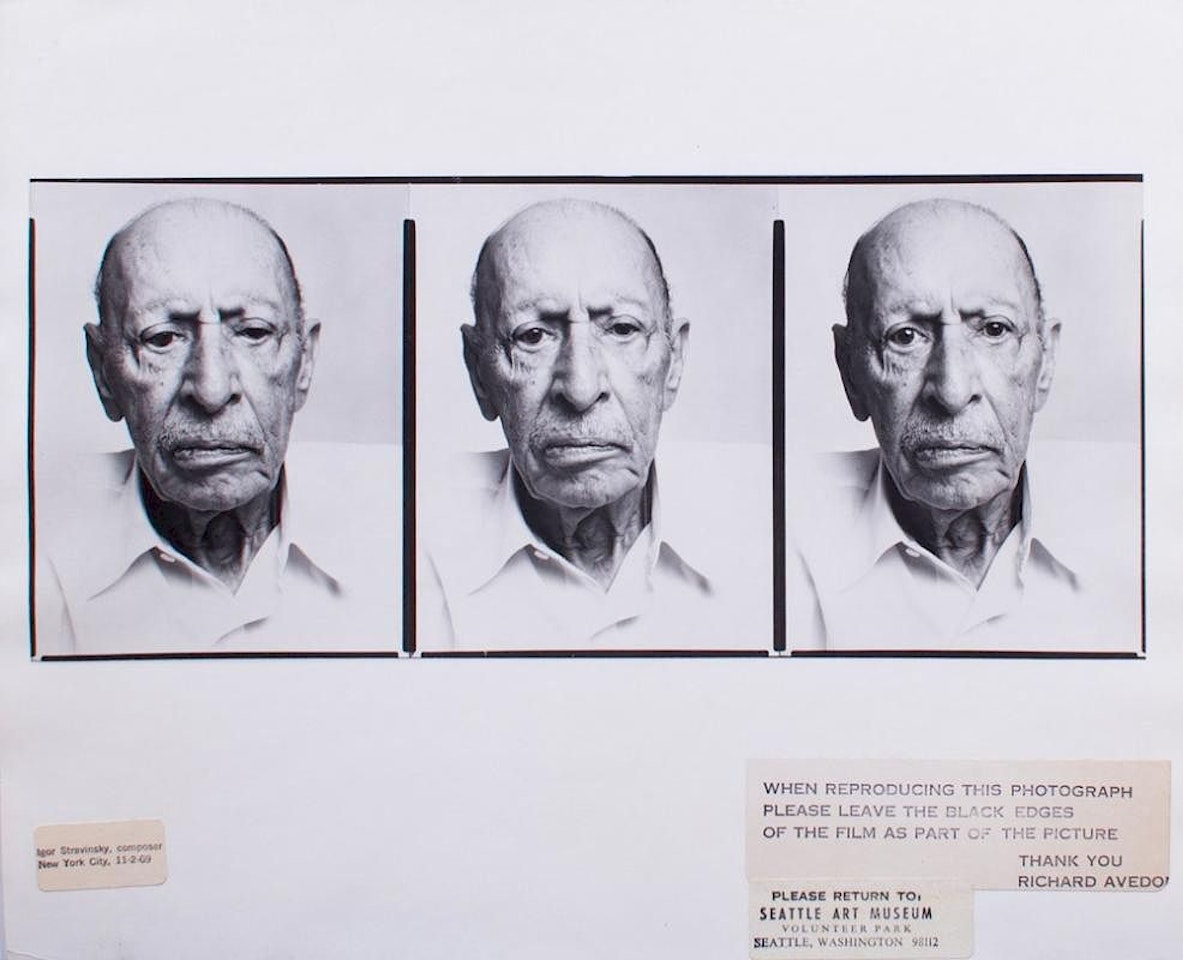 IGOR STRAVINSKY by Richard Avedon