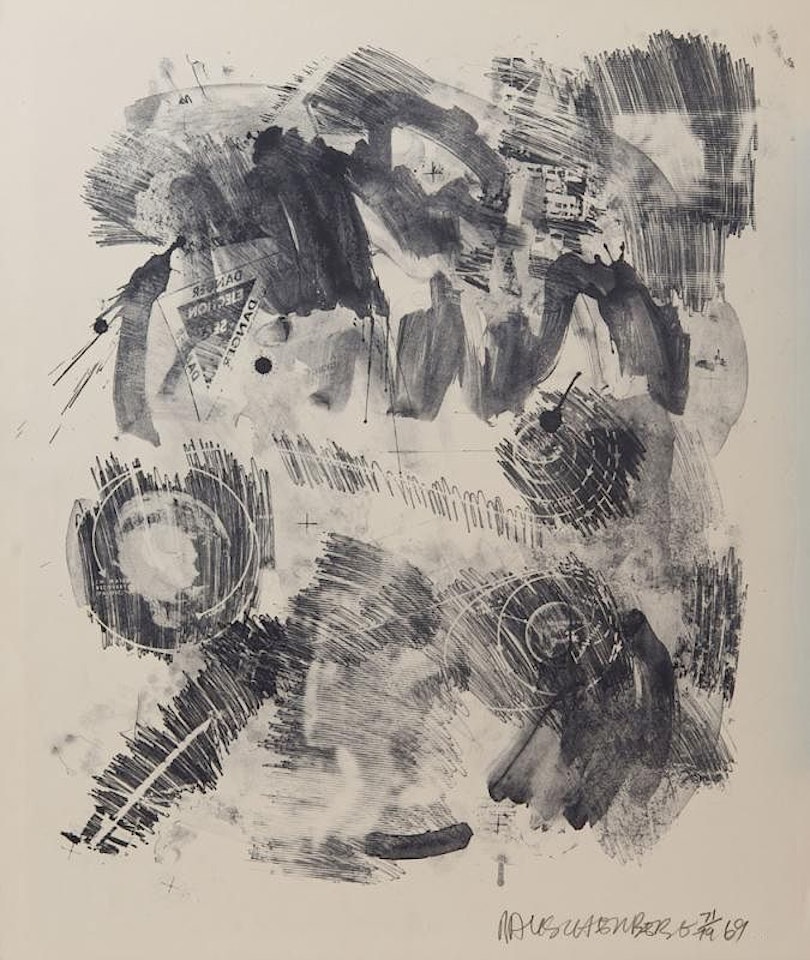 LOOP, FROM STONED MOON SERIES by Robert Rauschenberg