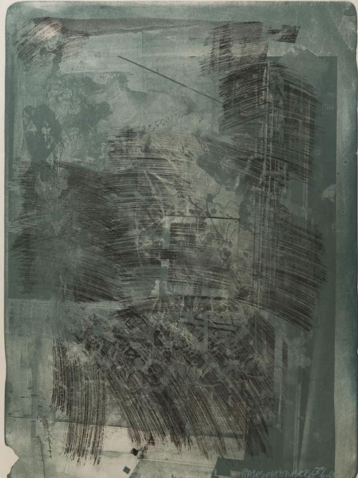 POST, FROM STONED MOON SERIES by Robert Rauschenberg