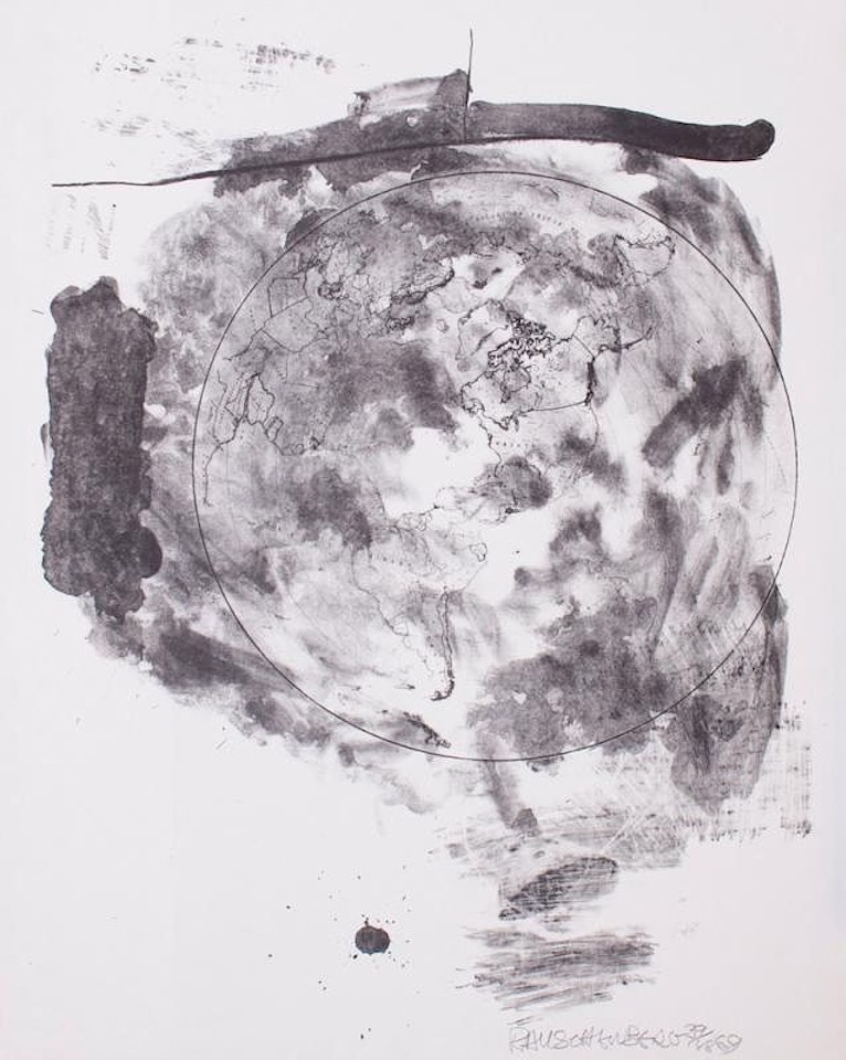 MEDALLION, FROM STONED MOON SERIES by Robert Rauschenberg
