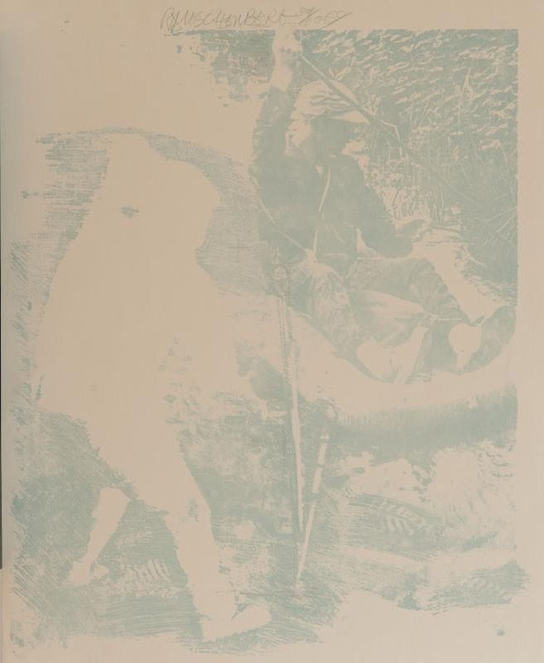 TILT, FROM STONED MOON SERIES by Robert Rauschenberg