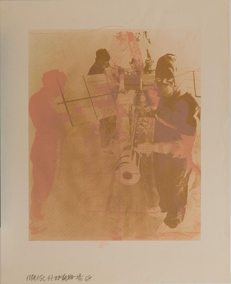SHELL, FROM STONED MOON SERIES by Robert Rauschenberg