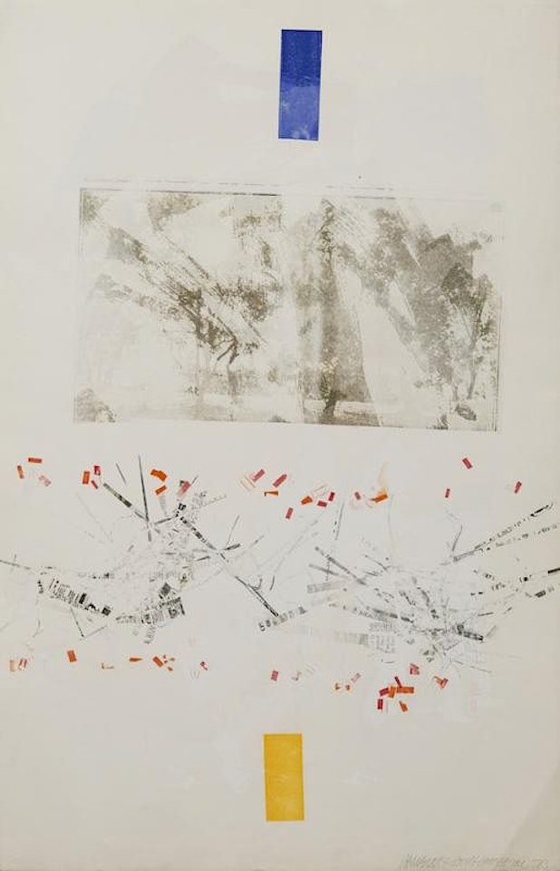 WATERMELON, FROM CROPS by Robert Rauschenberg