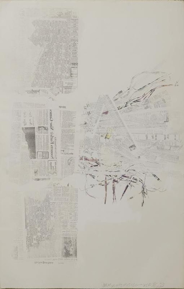 COCONUT, FROM CROPS by Robert Rauschenberg