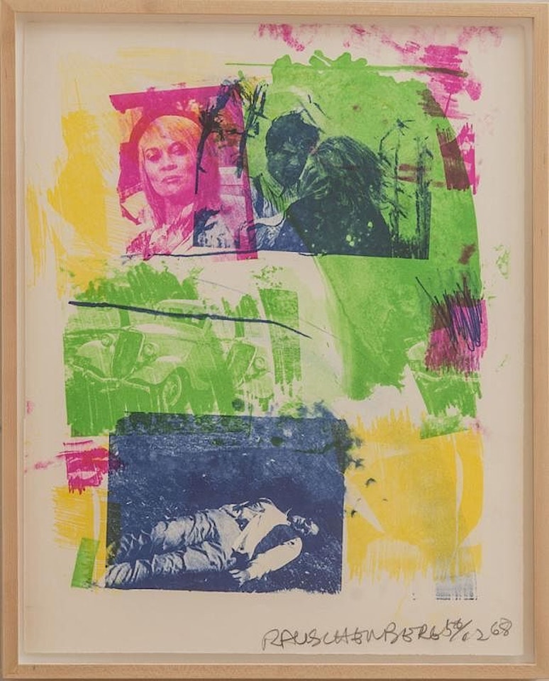STORYLINE, FROM REELS (B + C) by Robert Rauschenberg