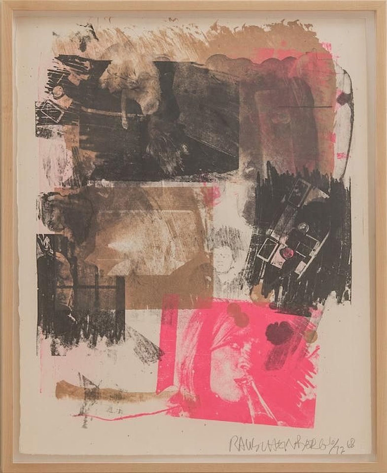 STORYLINE III, FROM REELS (B + C) by Robert Rauschenberg