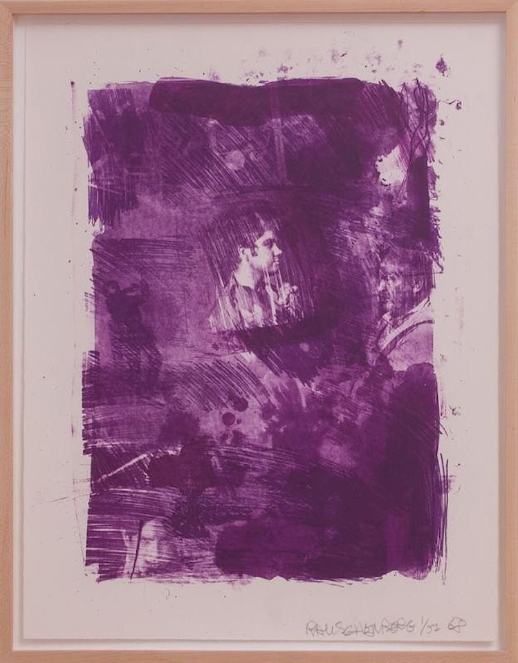 FLOWER RE-RUN, FROM REELS (B + C by Robert Rauschenberg