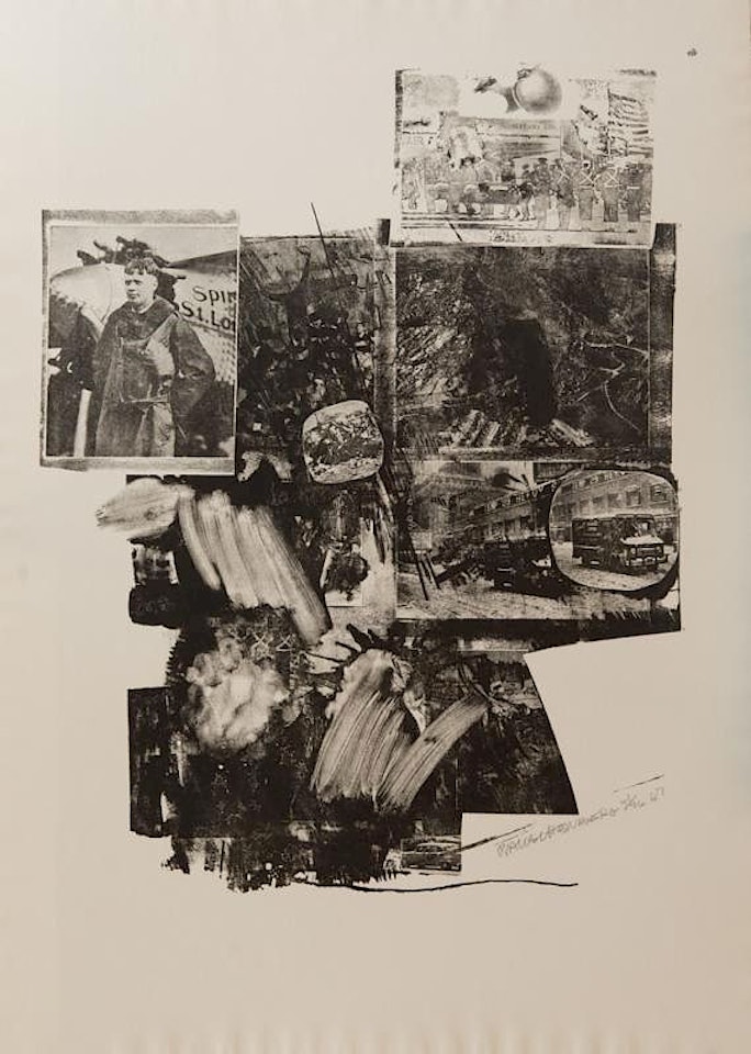 TEST STONE #2, FROM BOOSTER AND SEVEN STUDIES by Robert Rauschenberg