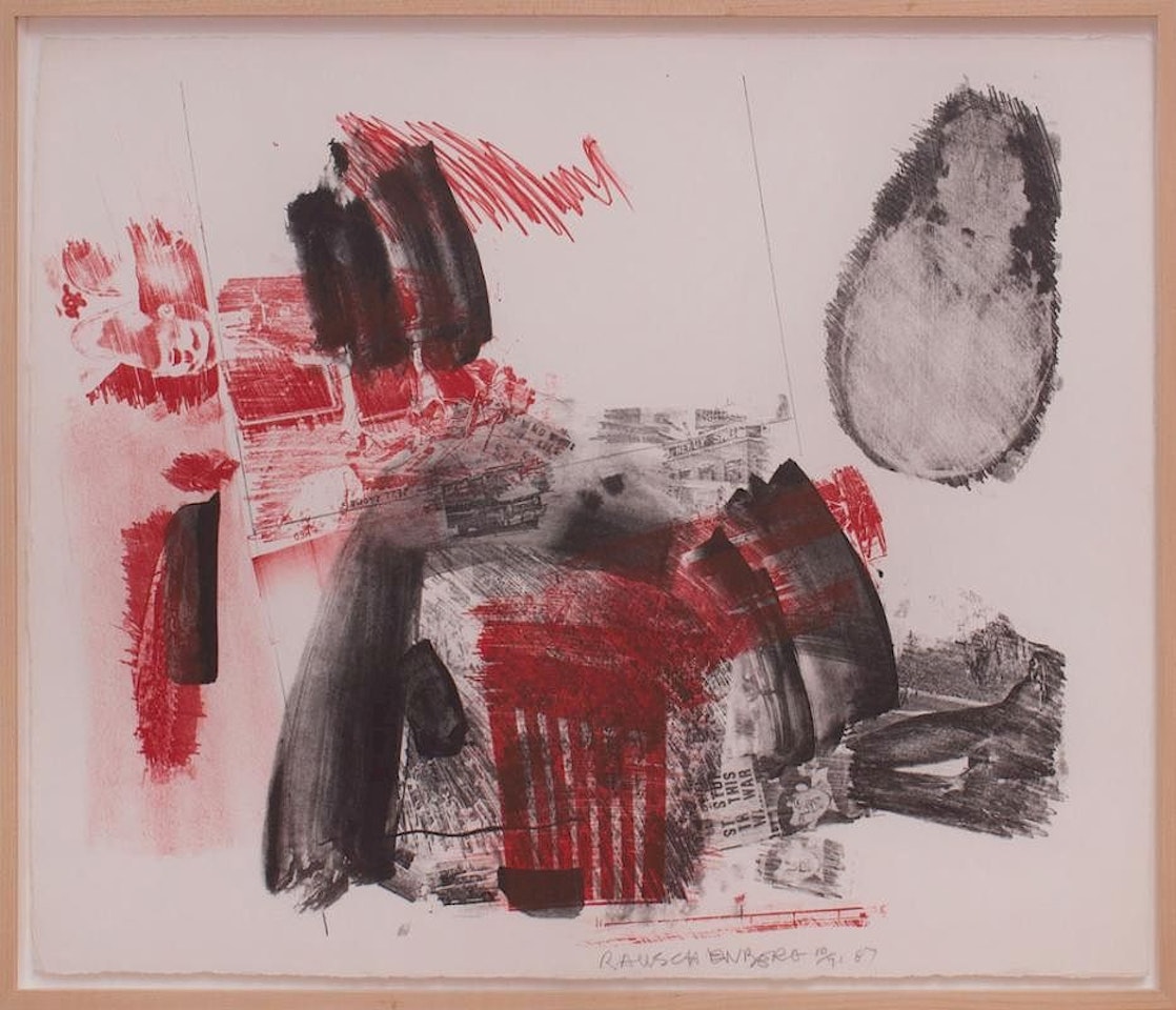 TEST STONE #3, FROM BOOSTER & SEVEN STUDIES by Robert Rauschenberg
