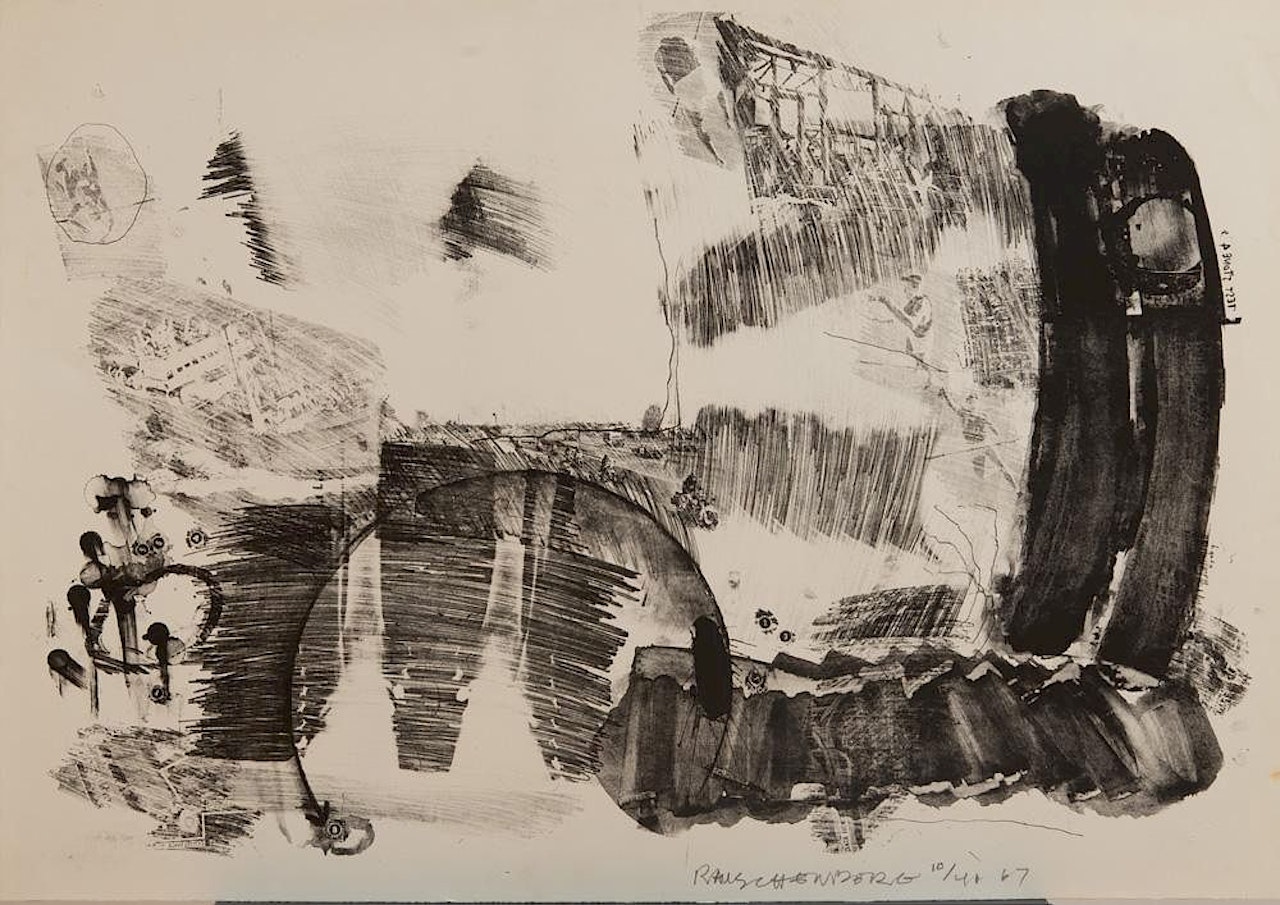 TEST STONE #4, FROM BOOSTER AND SEVEN STUDIES by Robert Rauschenberg