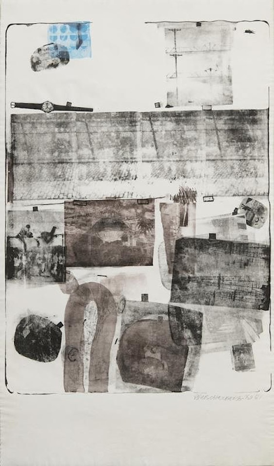 DRIZZLE by Robert Rauschenberg
