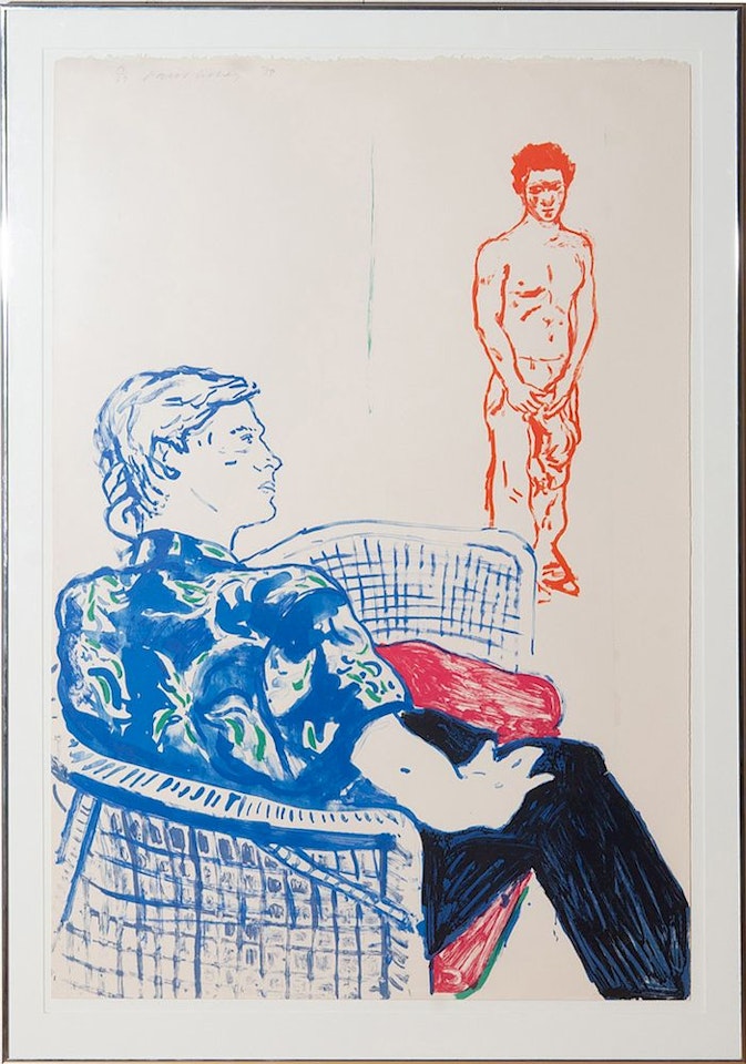 JOE WITH DAVID HARTE by David Hockney