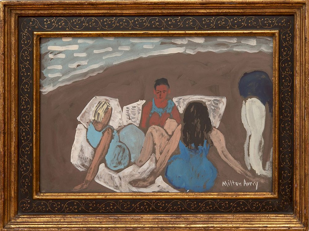 BEACH PARTY by Milton Avery