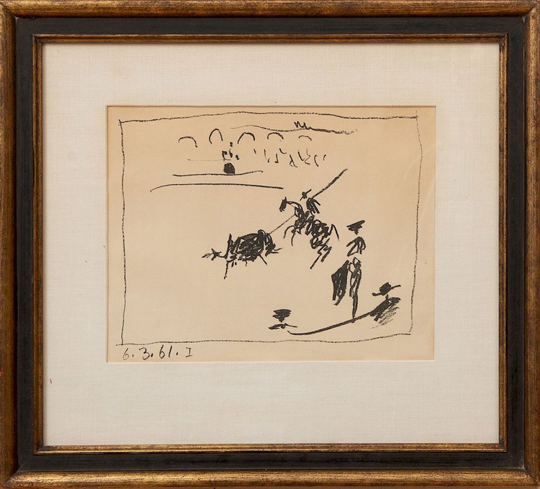 LA PIQUE; LES BANDERILLES; AND LE PICADOR II; FROM A LOS TOROS AVEC PICASSO by Pablo Picasso