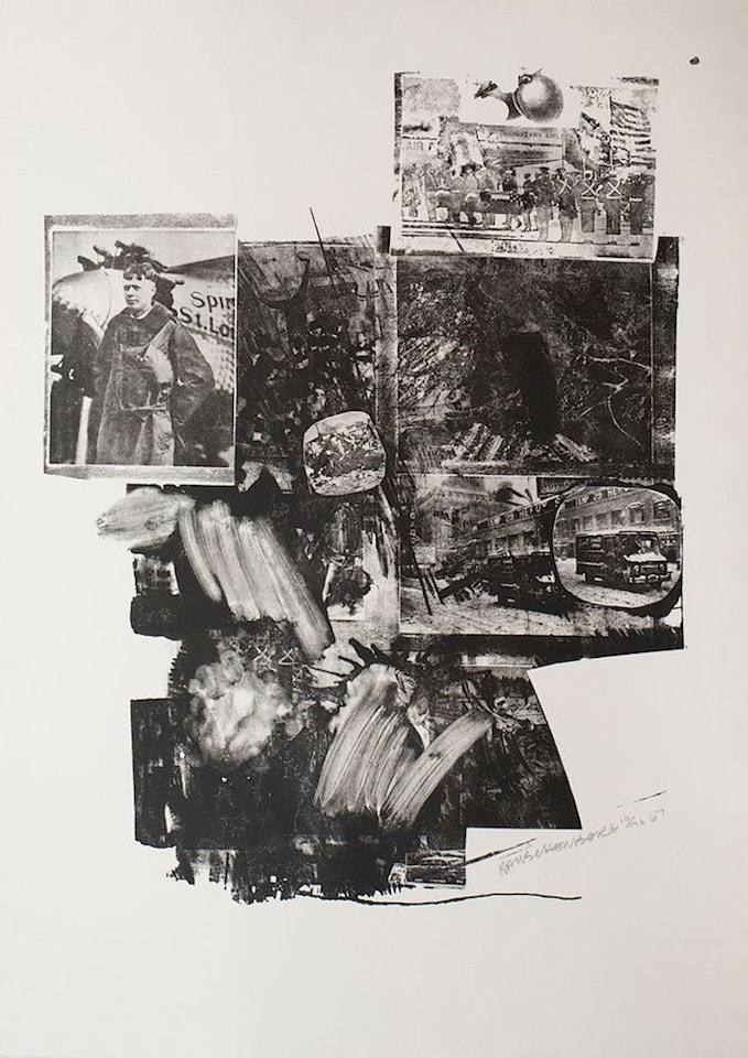 TEST STONE #2, FROM BOOSTER AND SEVEN STUDIES by Robert Rauschenberg