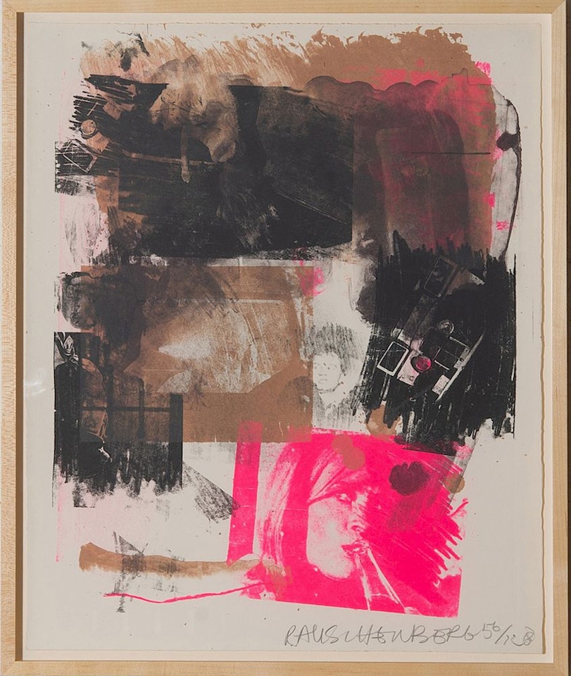 STORYLINE III, FROM REELS B + C by Robert Rauschenberg