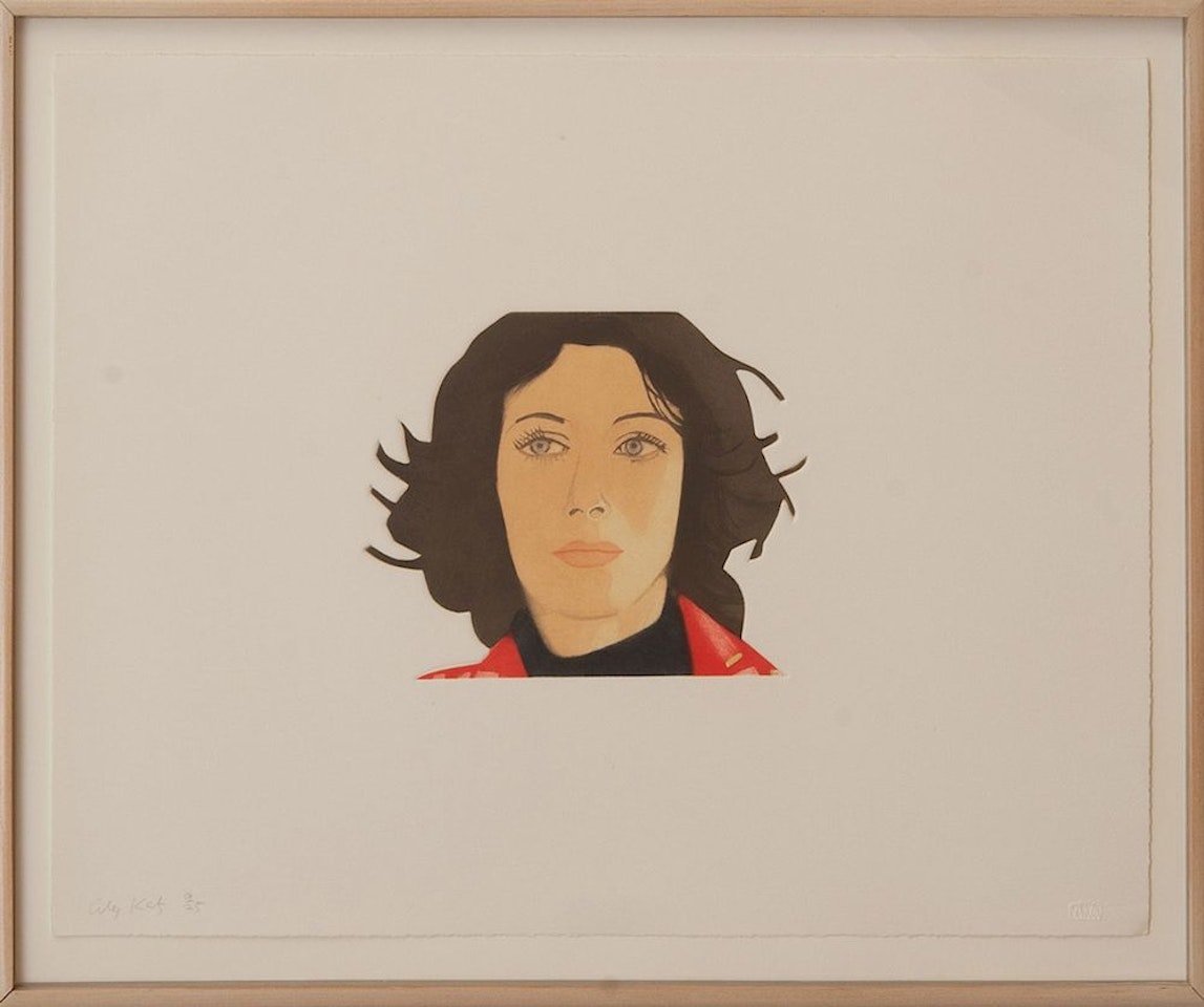 FACE OF THE POET by Alex Katz