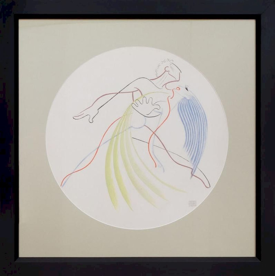 THE DANCE by Al Hirschfeld