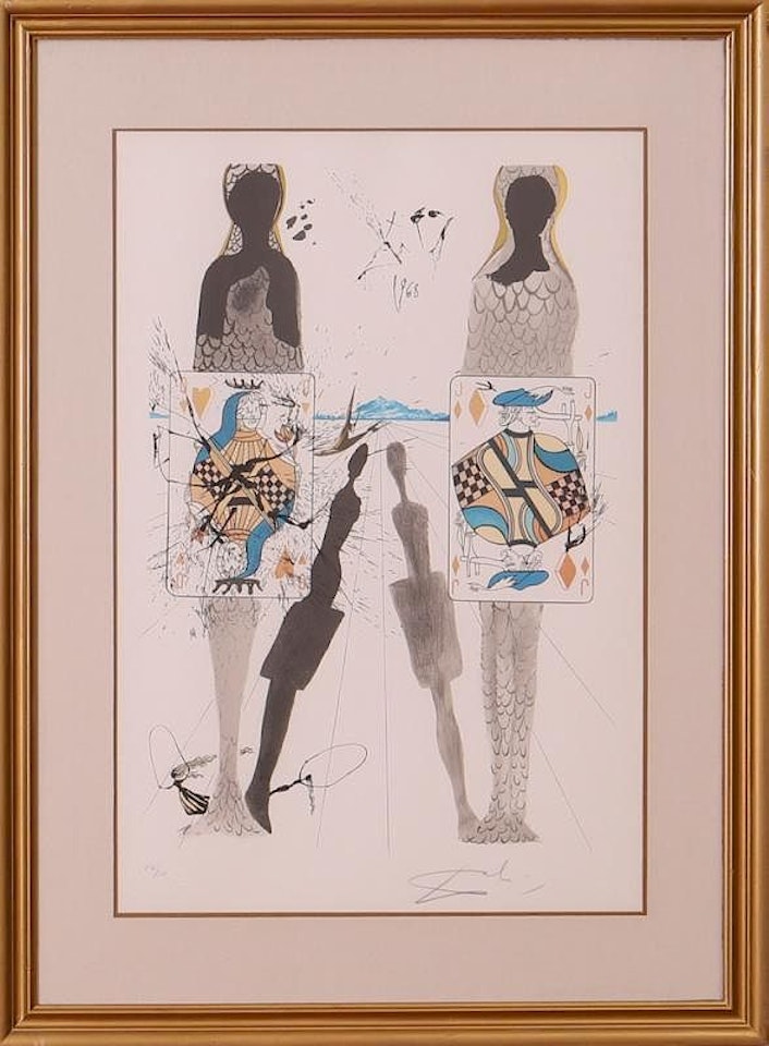THE QUEEN'S CROQUET GROUND by Salvador Dali