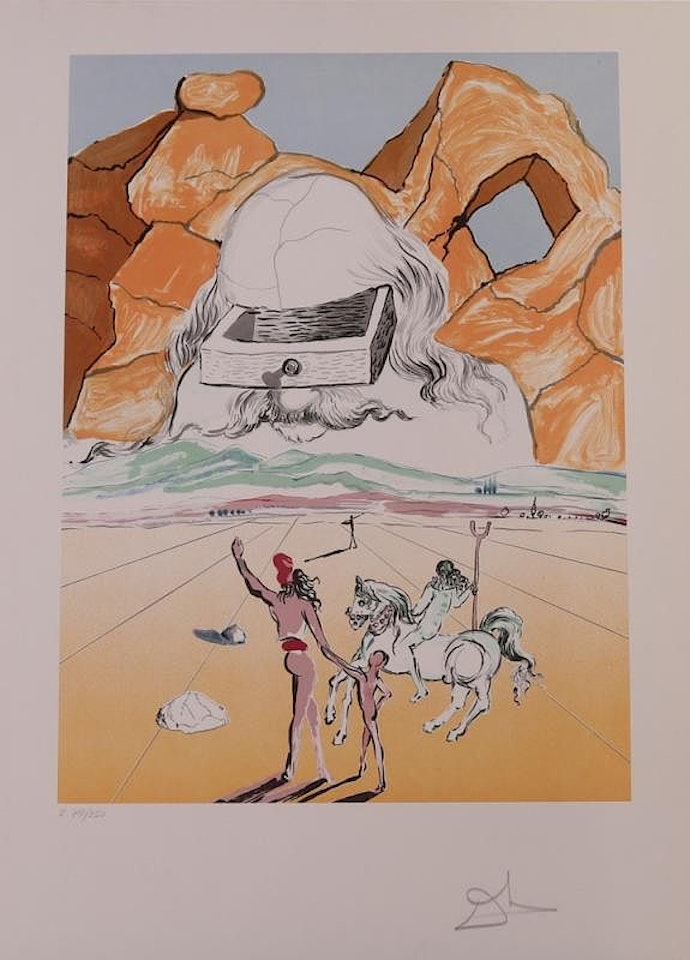 THE PATH OF WISDOM (THE BANKER) by Salvador Dali