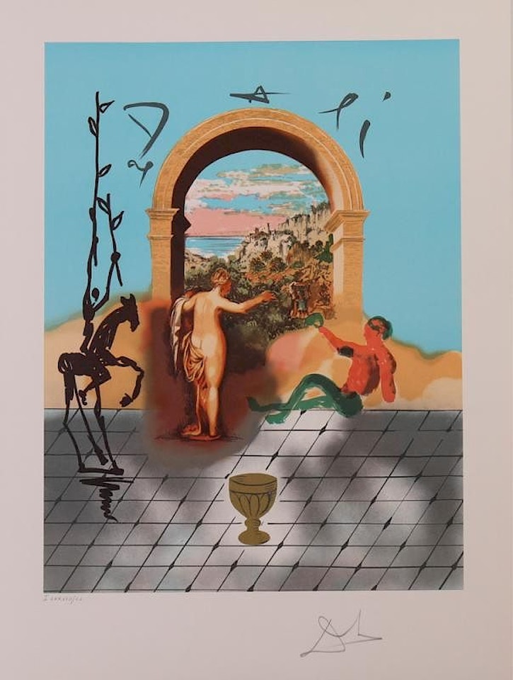 DALI DISCOVERS AMERICA by Salvador Dali