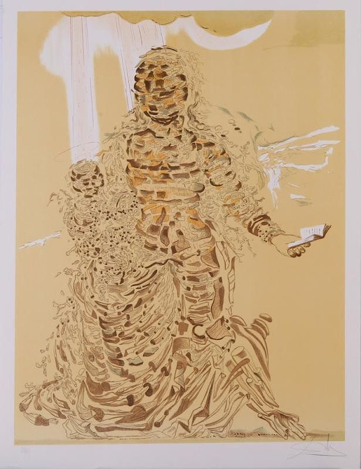 EXPLODING MADONNA by Salvador Dali